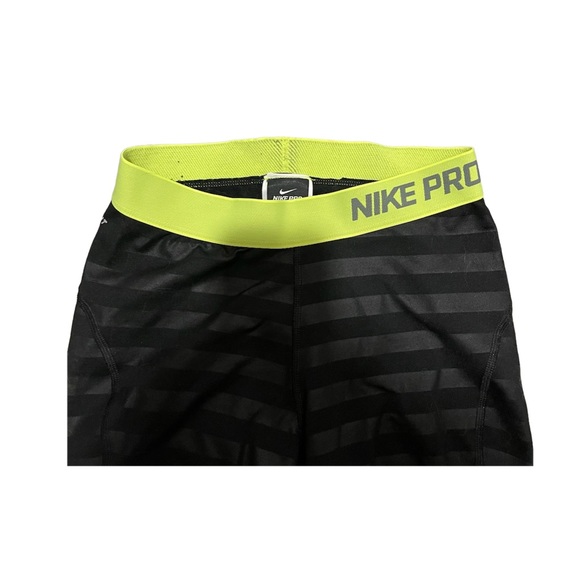 COPY - Nike Pro Black Striped Leggings size Small - Picture 3 of 5